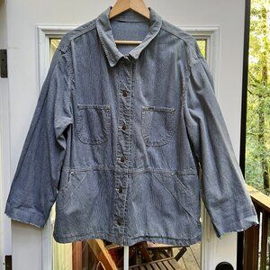 1990’s Riveted by Lee Hickory Stripe Chore Coat